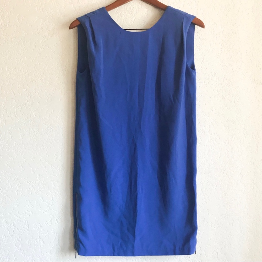 Blue tent dress